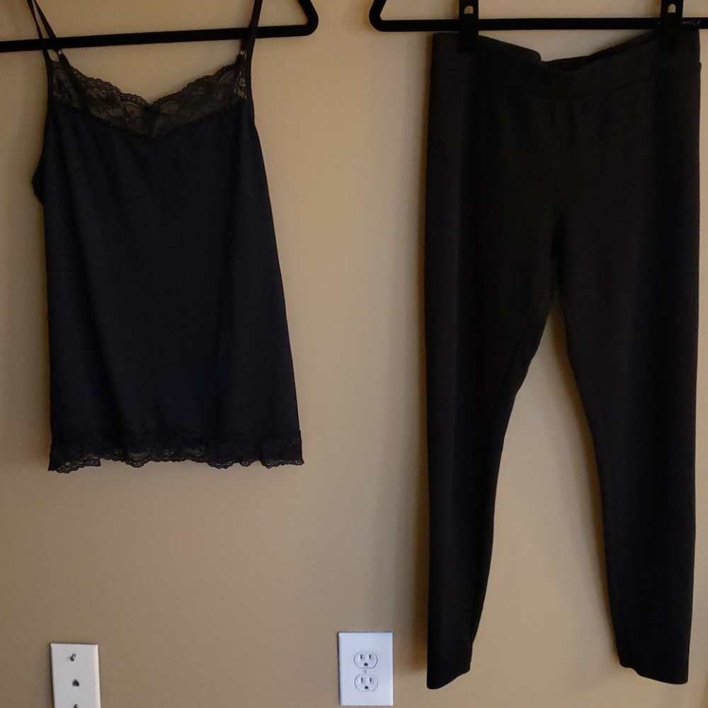 legging and cami size medium